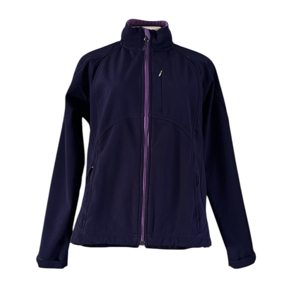Double Diamond Softshell Plum Purple Fleece Jacket Women’s Small - Picture 12 of 12